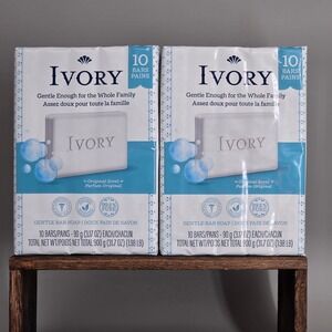Ivory Bar Soap Unisex 20 Bars Original Scent Gentle Pure Clean Bulk Pack‎
